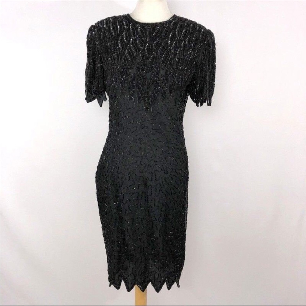 Vintage Laurence Kazer sequin dress